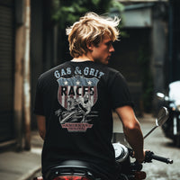 Vintage Racing Tees | Black Racing Tees | Gas and Grit