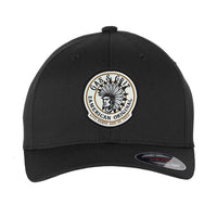 Black Icon Patch Black FlexFit Hat