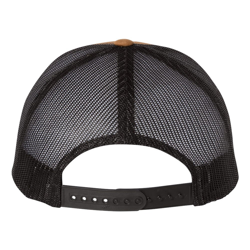 Black Icon Patch Carmel Black Mesh Back Hat