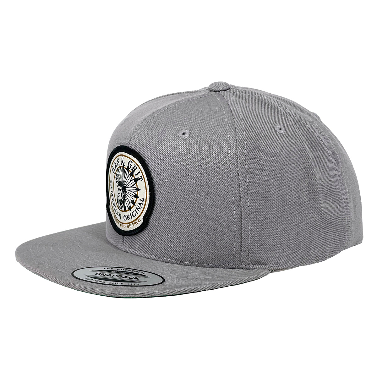 Black Icon Patch Silver Hat