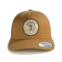 6 Panel Hat | Brown Caramel Hat | Gas and Grit