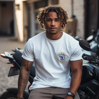 White Graphic Tees | First American Tees | Gas and Grit