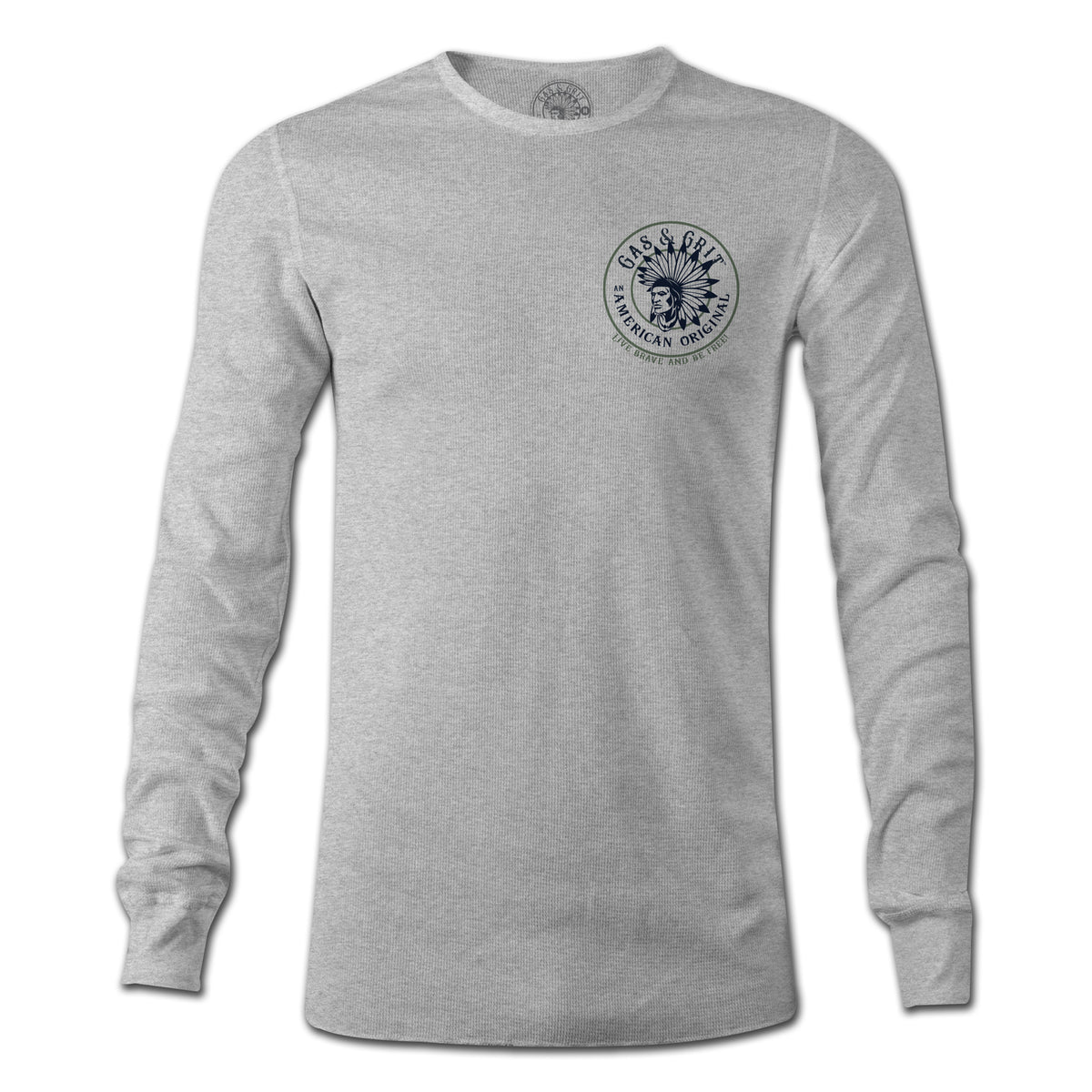 Motorcycle Club Long Sleeve Thermal (Heather Gray)