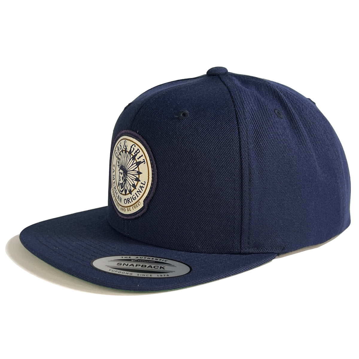 Vintage Trucker Hats | Patch Navy Hat | Gas and Grit