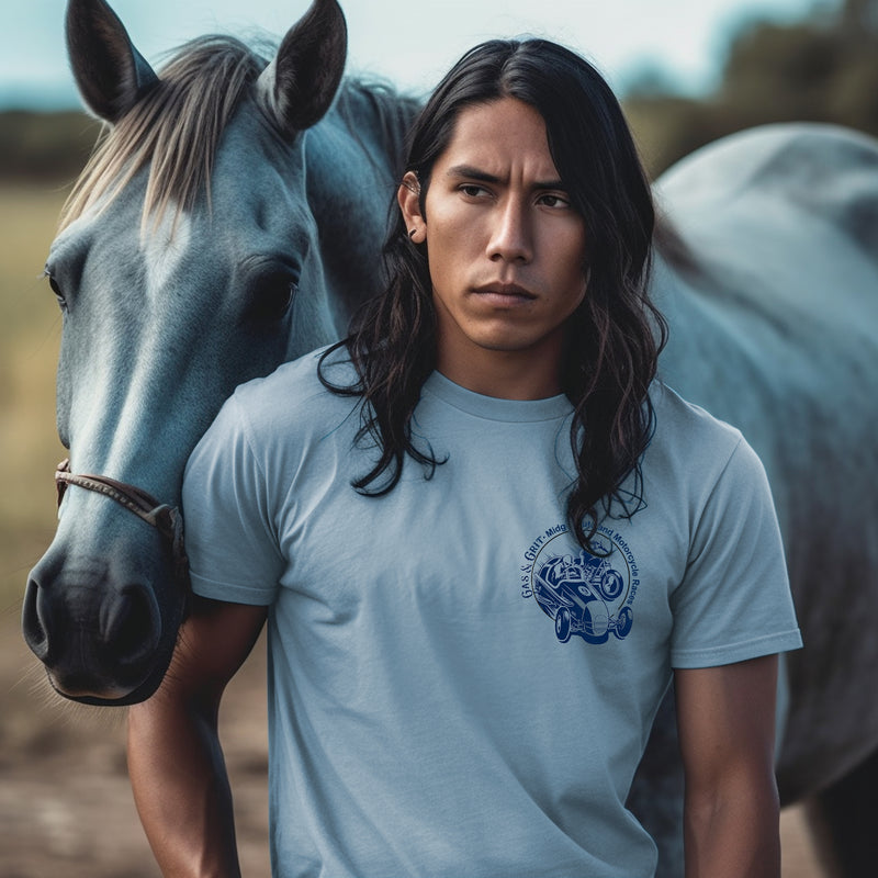 Racetrack Graphic Tees | Rib Collar Tees | Gas and Grit