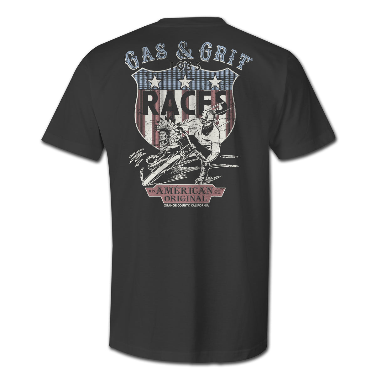 Vintage Racing Tees | Black Racing Tees | Gas and Grit