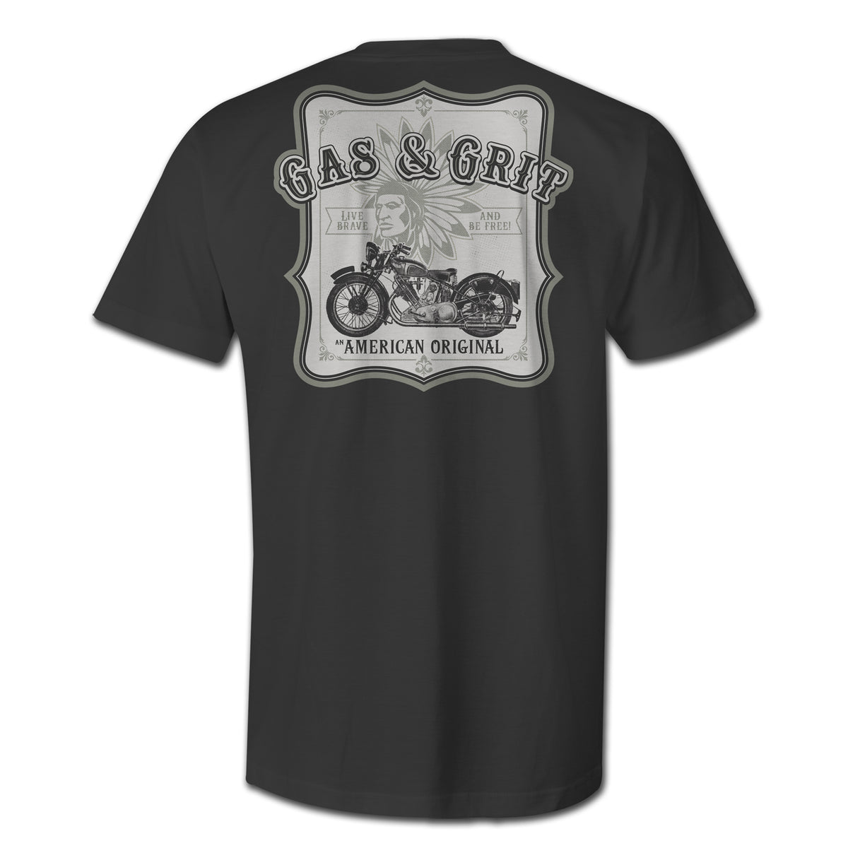 Men's Black Graphic Tees | Gas and Grit